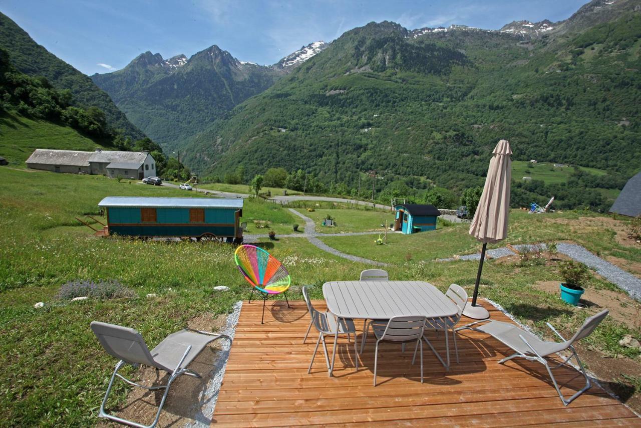 Roulottes Montagne Pyrenees Hotel Luz-Saint-Sauveur Bagian luar foto